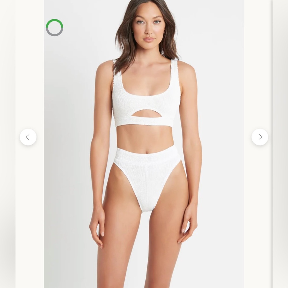 NWT Bound by Bond-Eye The Sasha Cutout Ribbed Bikini Top